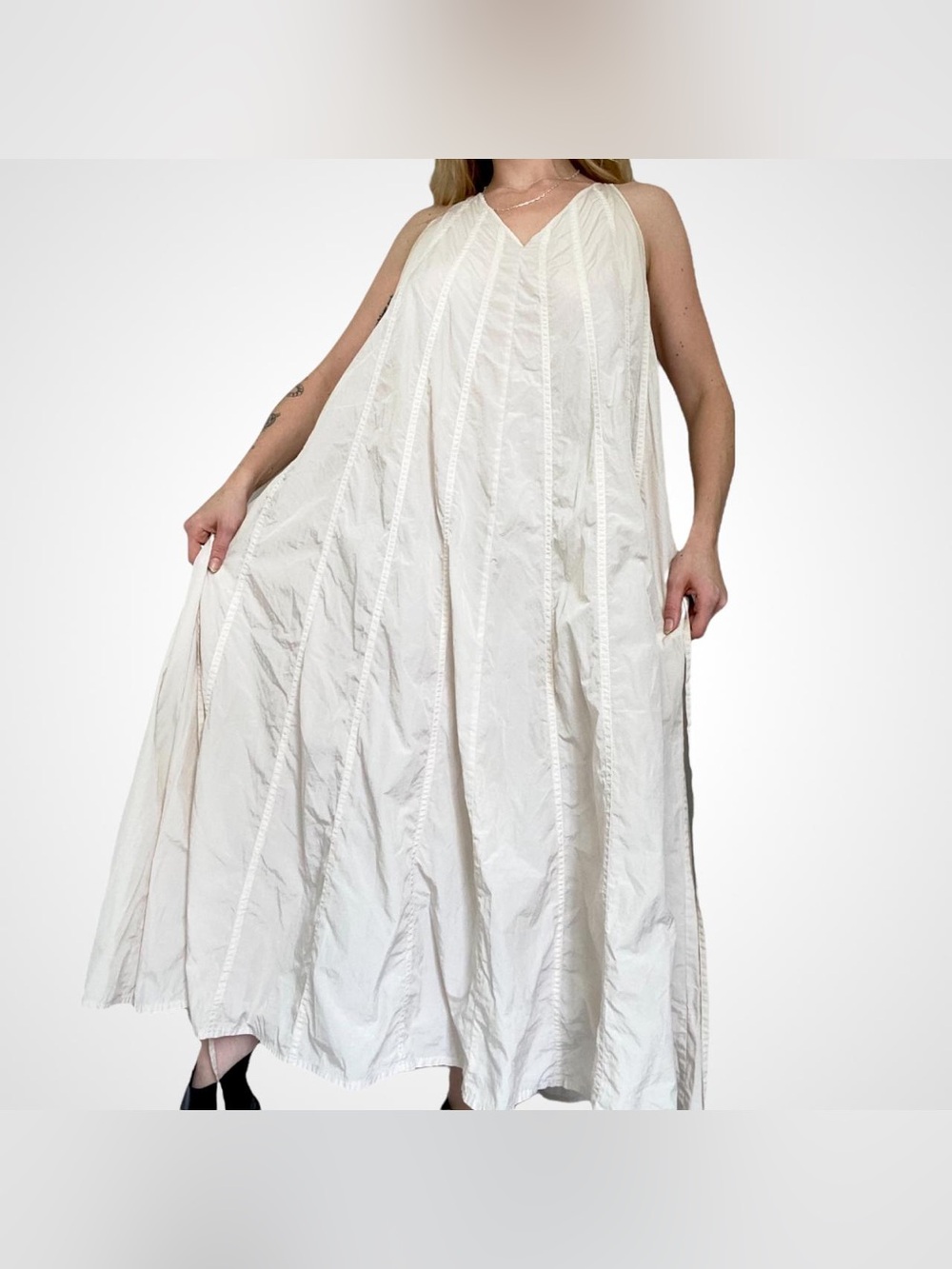 Athleta Women's White Dress - Picture 3 of 4